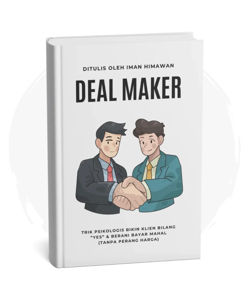 Mockup Ebook DEAL MAKER (Teknik Negosiasi)